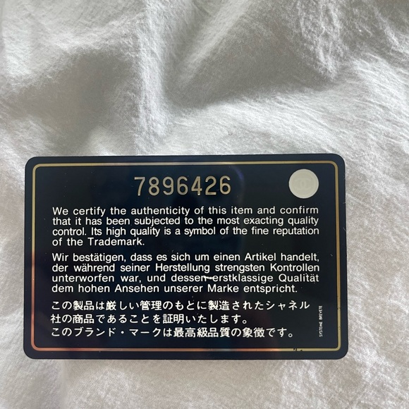 Chanel nylon bag with matching wristlet. - Picture 3 of 5